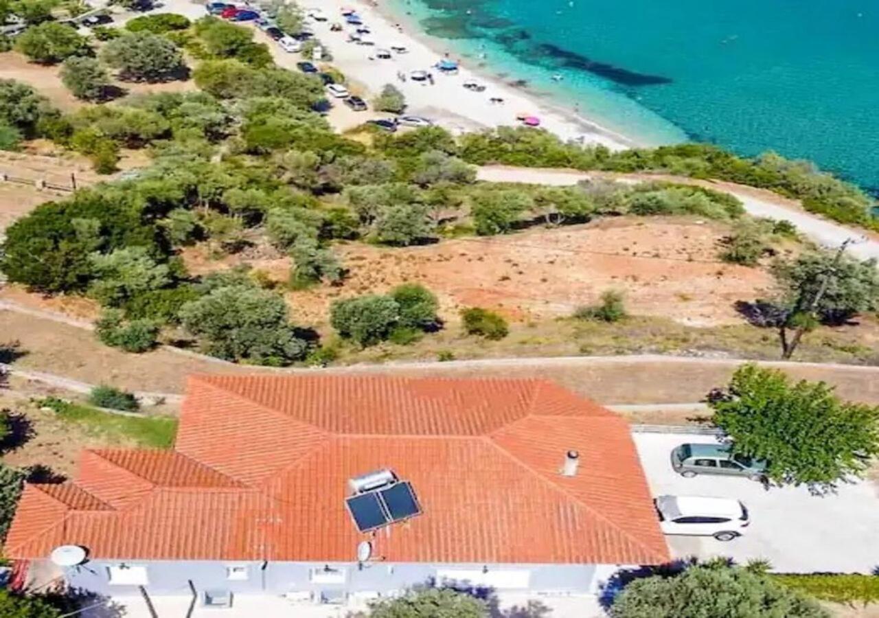 Aegean Beachfront Petriai Ngoại thất bức ảnh