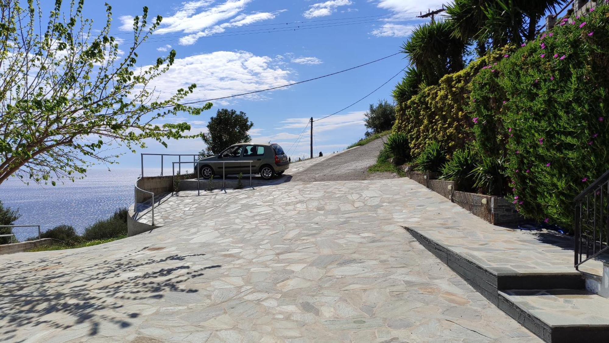 Aegean Beachfront Petriai Ngoại thất bức ảnh