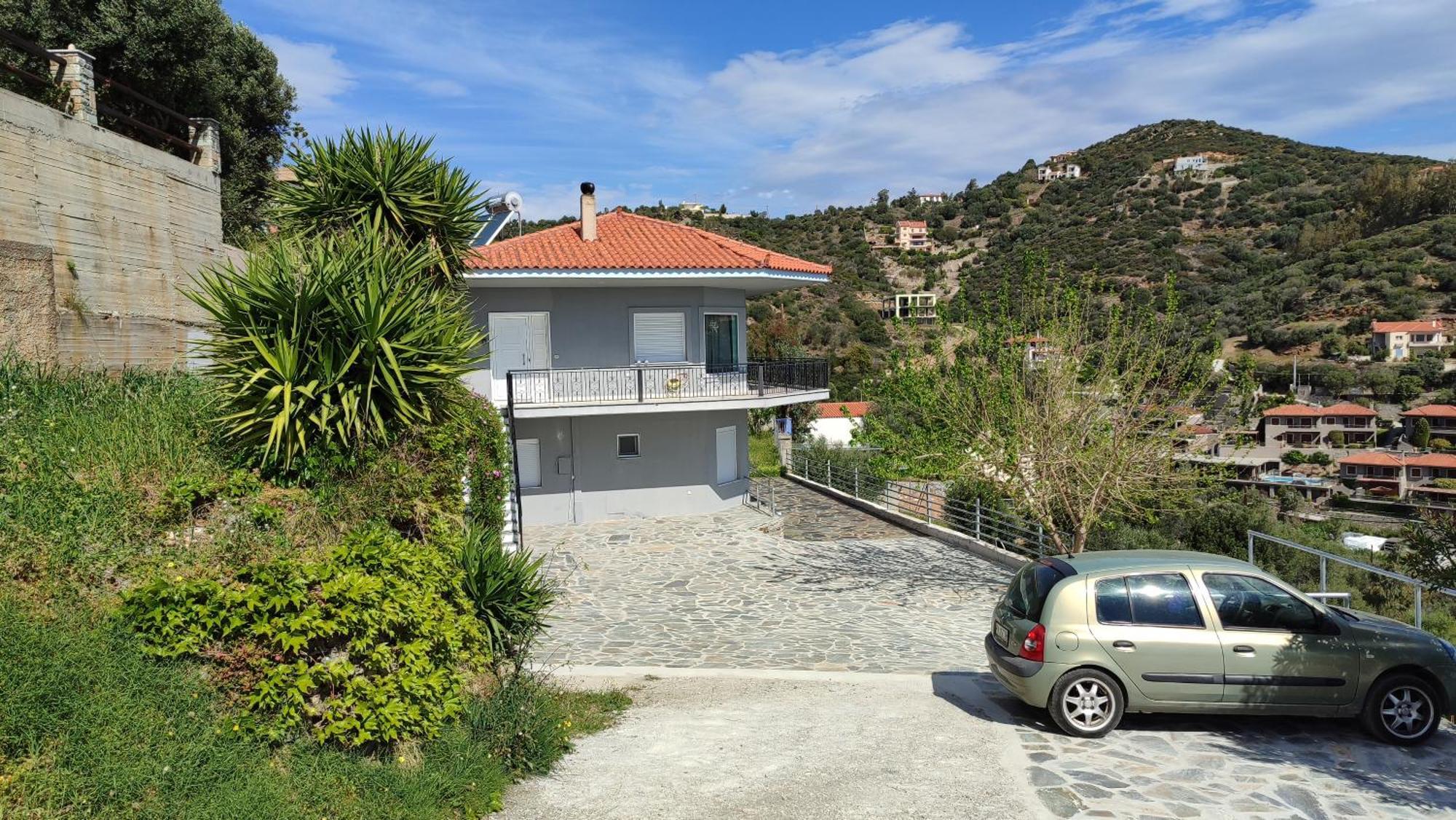 Aegean Beachfront Petriai Ngoại thất bức ảnh